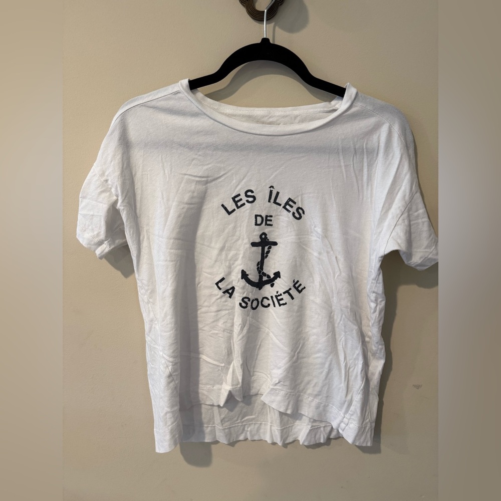 Madewell Les Iles De La Societe White Short Sleeve T Shirt XS
